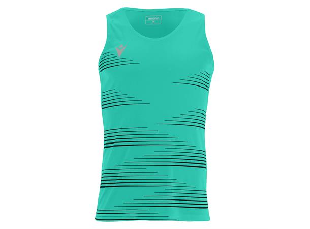 Dorian Singlet TRQ/BLK XS Løpesinglet for herre 